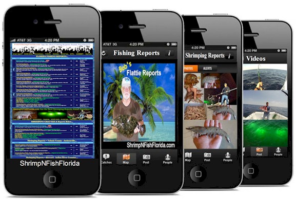 Smart Phone App's, Fishing App's,, Shrimping App's, Boating App's, FWC Regulations App's, YUKU Forum App's, Marine Weather App's, Facebook App's, Android App's, iPhone App's, Fishing Report App's, Shrimping  Report App's, Boating Weather App's, Boating Weather App's, Youtube Fishing Video App's, ShrimpNFishFlorida Smart Phone App's