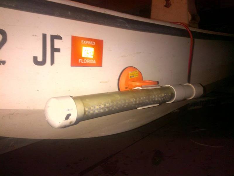 Boat Projects DIY Flounder Gigging Lights Build ShrimpNFishFlorida